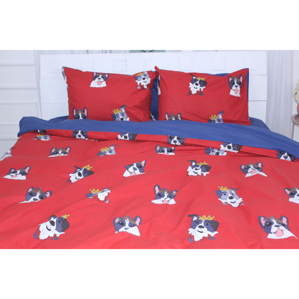 Постільна білизна MirSon Бязь 17-0568 Kings of dogs (2200004274553) - зображення 1