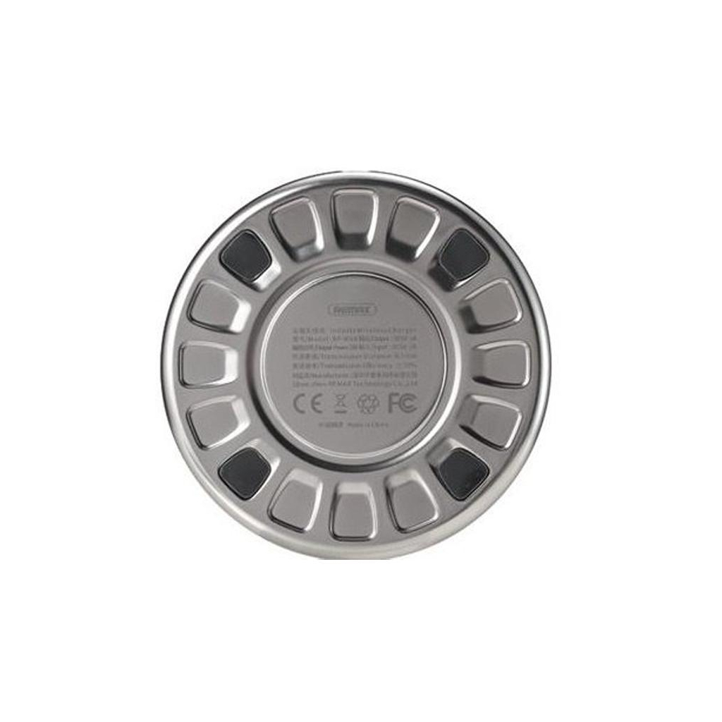 Зарядний пристрій Remax Infinite wireless charger, 5w, silver (RP-W10-SILVER) - зображення 2