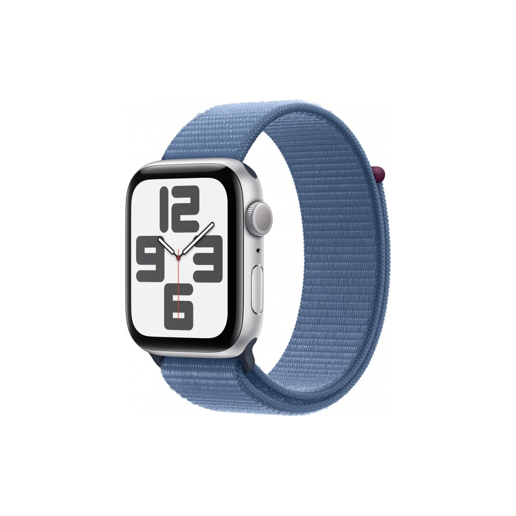 Смарт-годинник Apple Watch SE 2023 GPS 44mm Silver Aluminium Case with Winter Blue Sport Loop (MREF3QP/A) - зображення 1