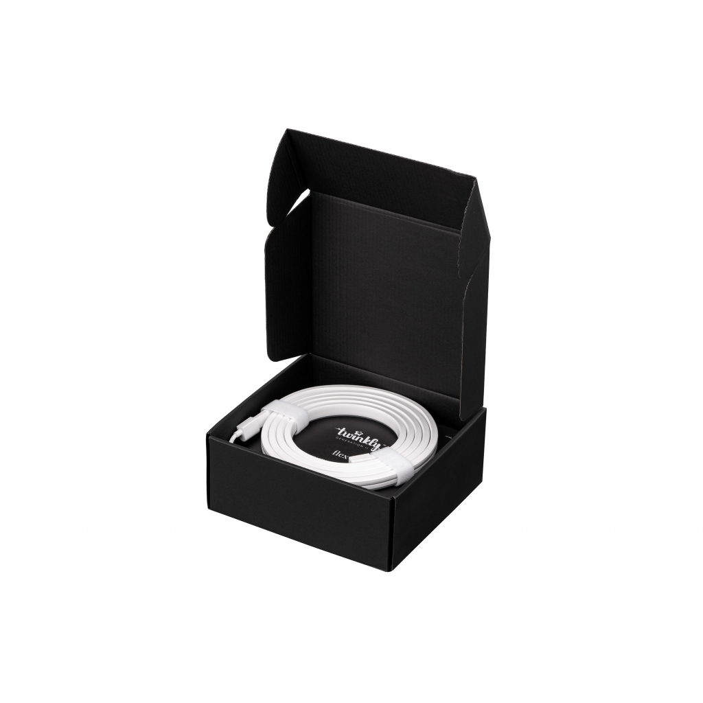 Гірлянда Twinkly Smart LED Flex RGB, гнучкий контур, IP20, 2м, кабель білий (TWFL200STW-WEU) - зображення 4