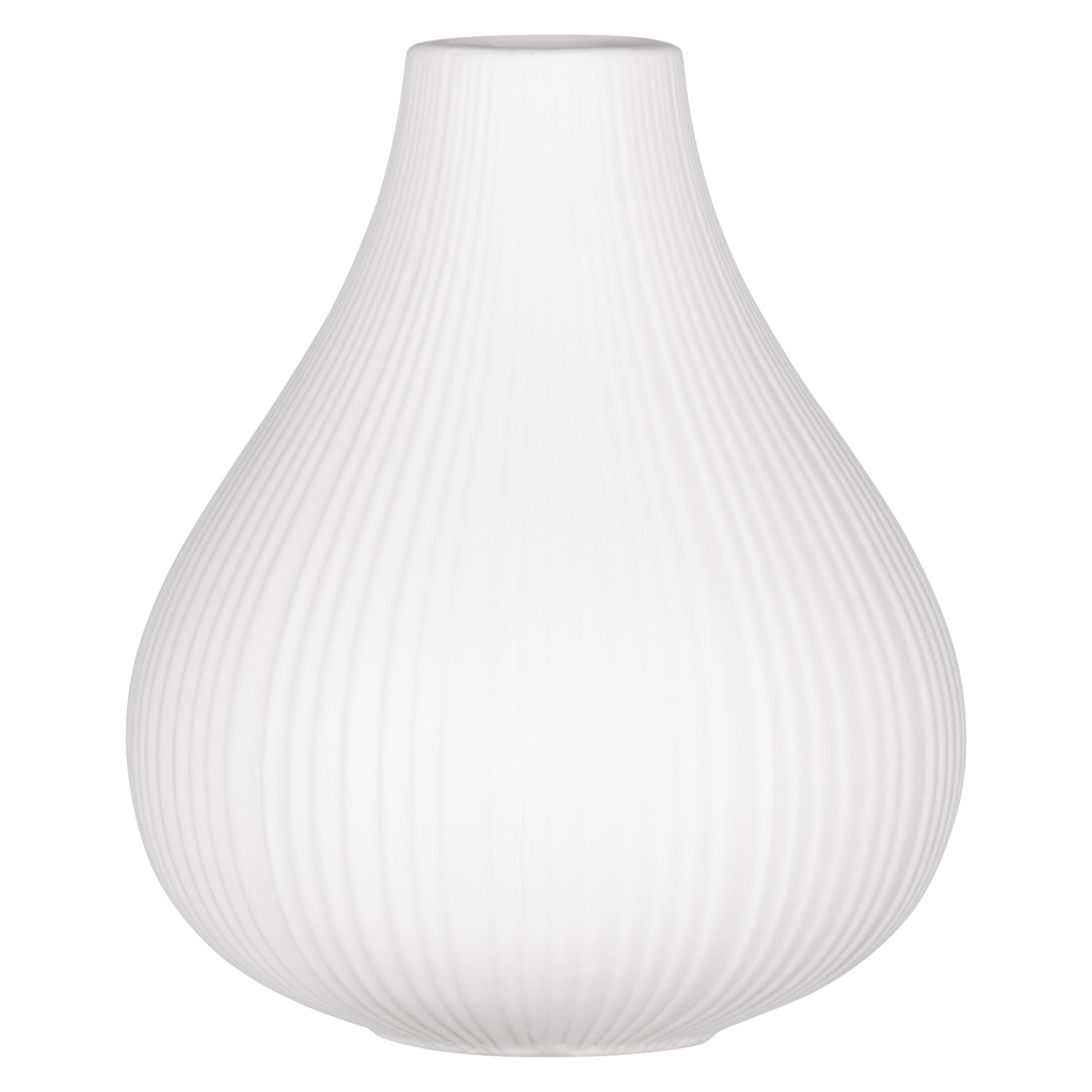 Ваза Ardesto Lucca, 13х15.5см, порцеляна, білий (AR3802W) - зображення 1