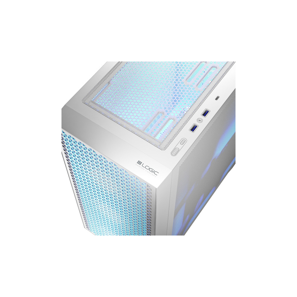 Корпус для ПК Logic concept DART PRO ARGB WHITE (AT-DART-PRO-ARGB-20) - зображення 4
