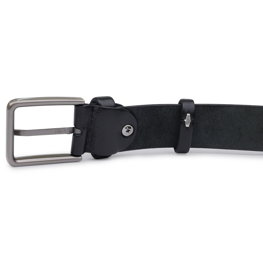 Ремінь Vintage Чоловічий шкіряний Чорний (20700) - зображення 3