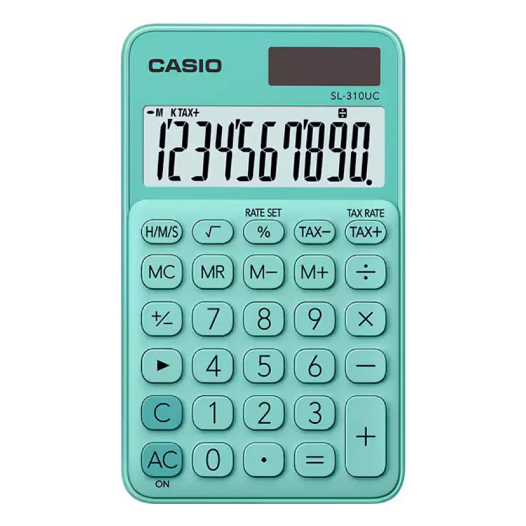 Калькулятор Casio SL-310UC-GN-W-EC (CALC-CAS-SL-310UC-GN) - зображення 1