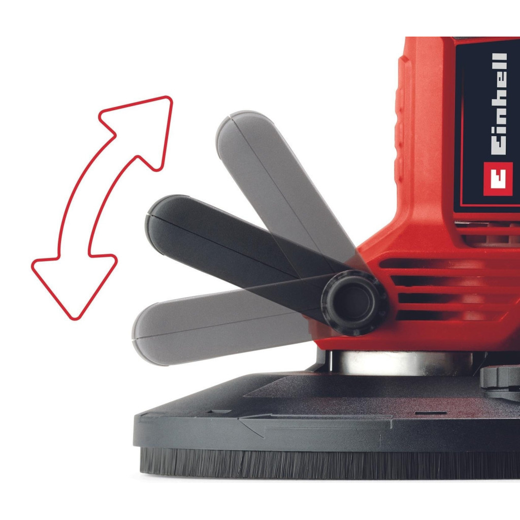 Шліфувальна машина Einhell для стін TC-DWS 225, 1220 Вт, 225 мм, набір шліфпаперу 6 шт (4259945) - изображение 7