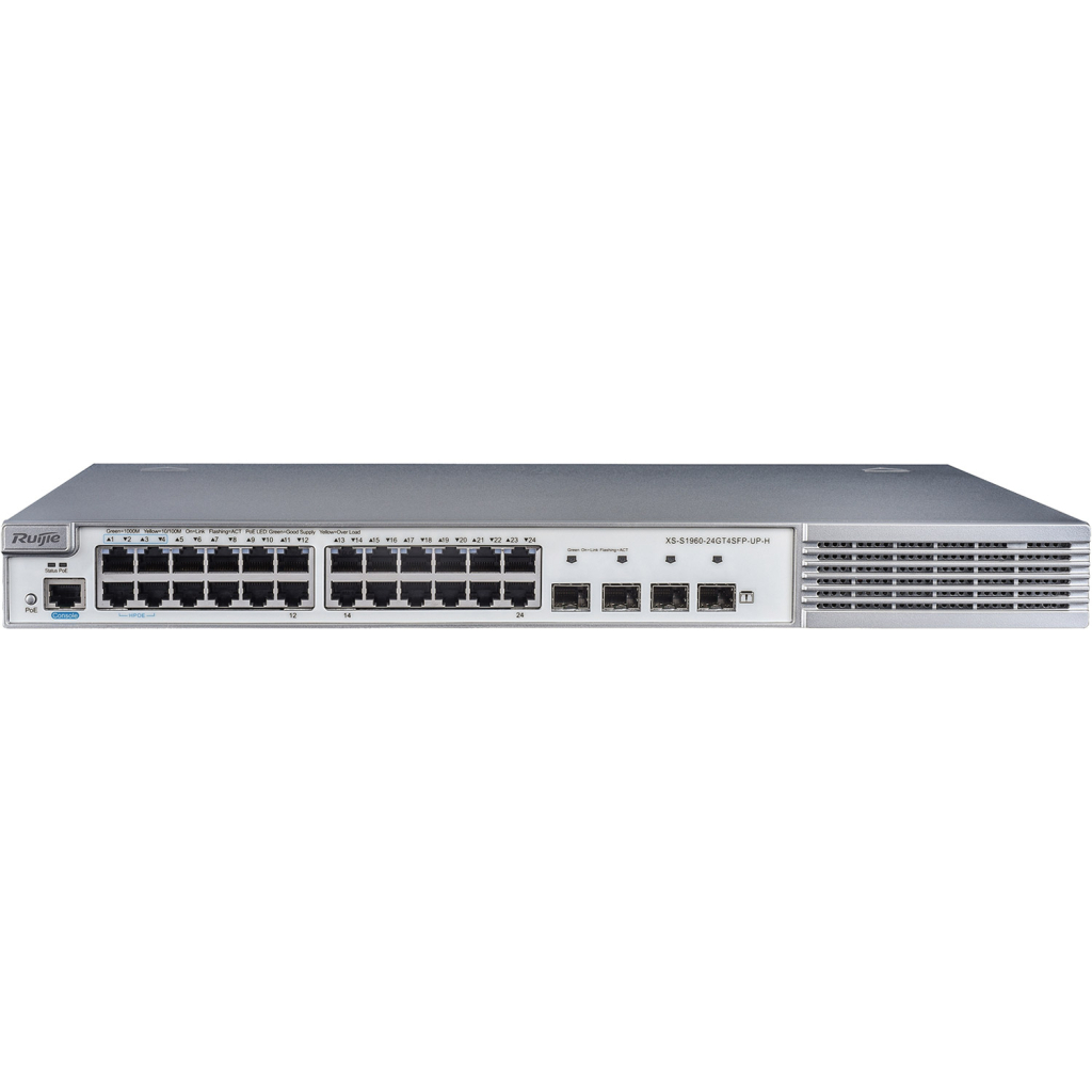 Комутатор мережевий Ruijie Networks XS-S1960-24GT4SFP-UP-H - зображення 2