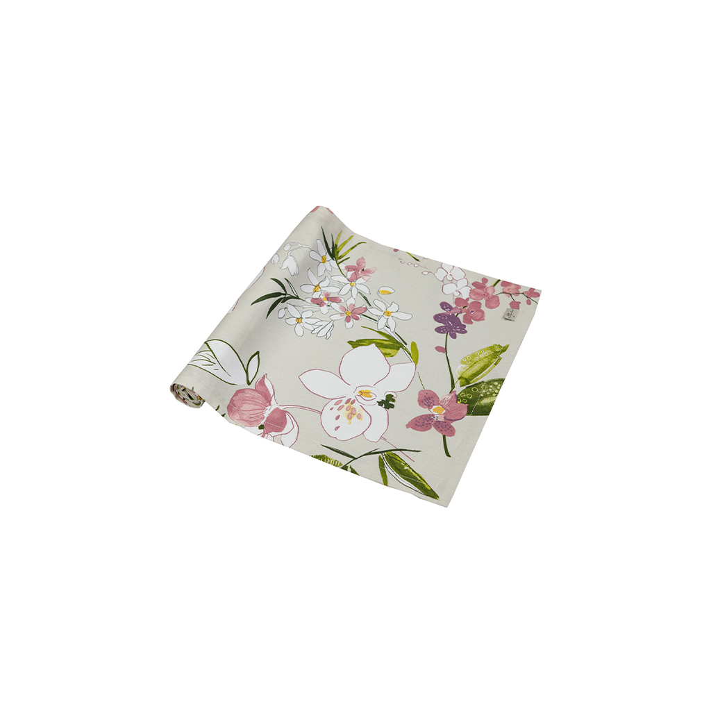 Доріжка на стіл Прованс Орхідея 140х40 см (4823093449381) - зображення 1