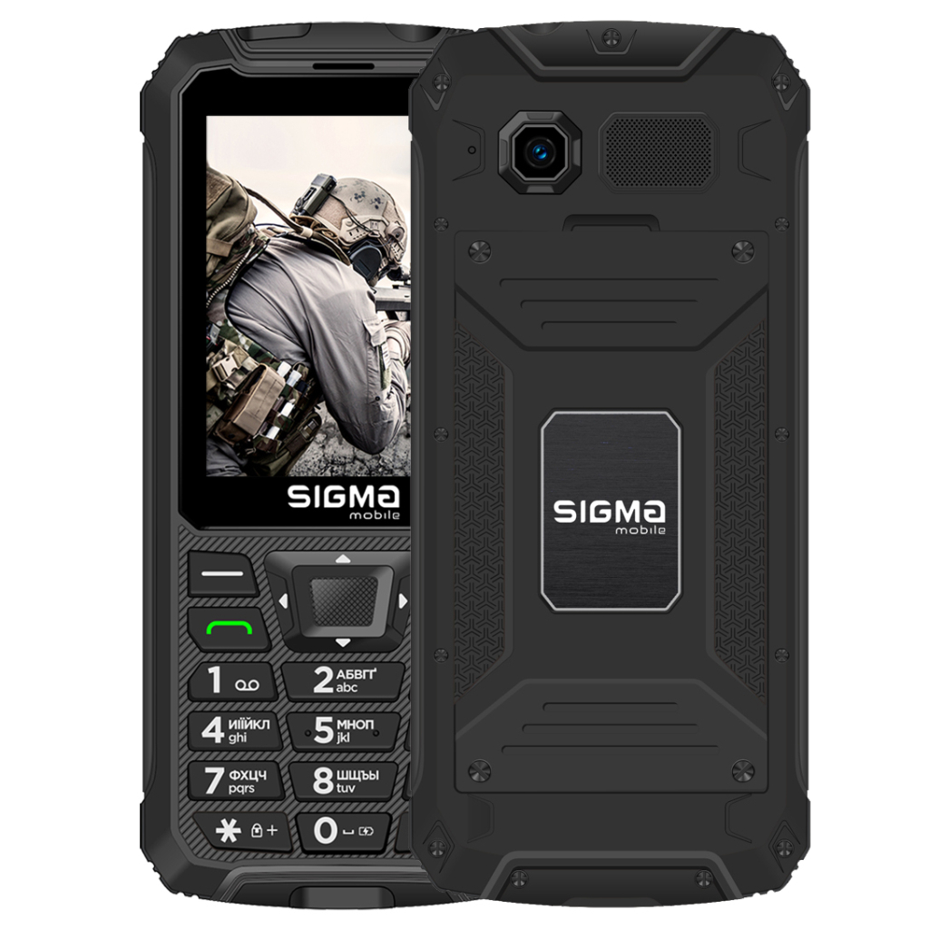 Мобільний телефон Sigma X-treme PR68 Type-C Black (4827798122419) - зображення 1