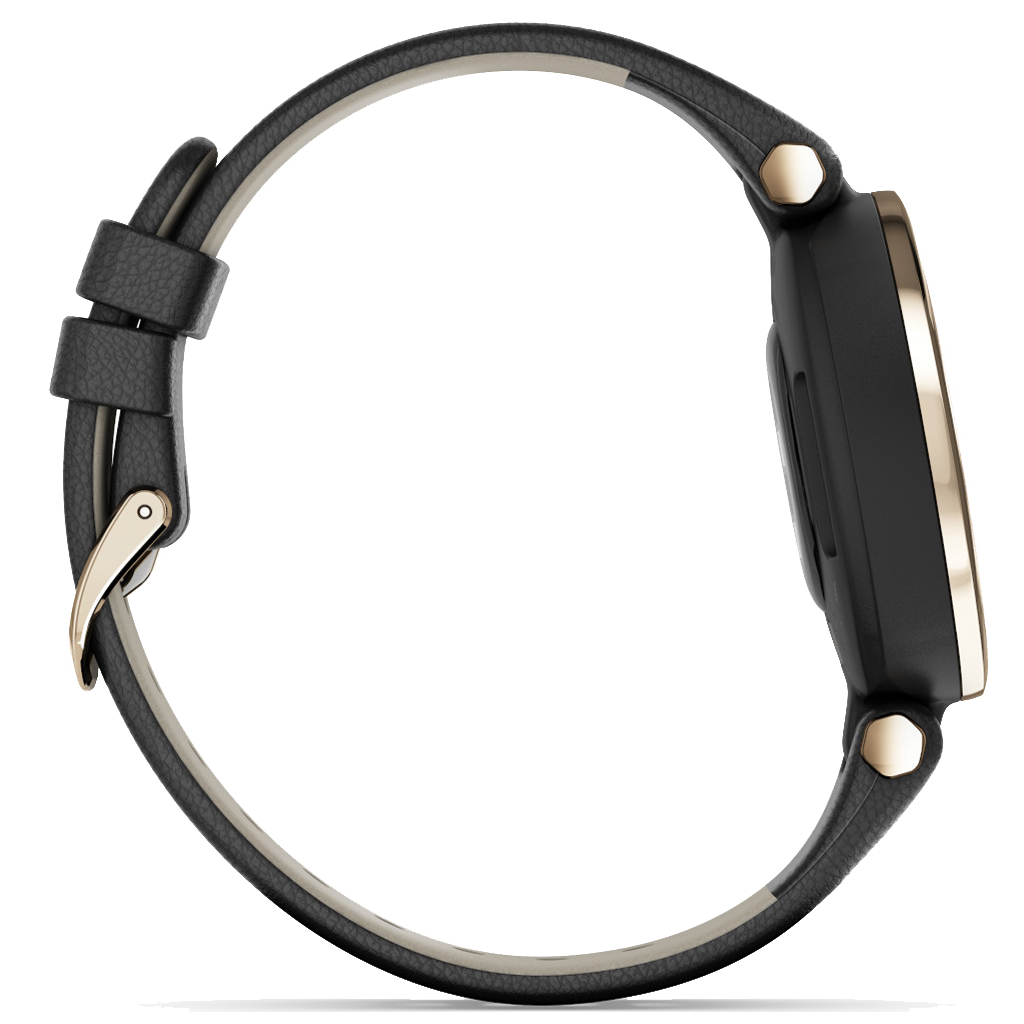 Смарт-годинник Garmin Lily, CreamGold, Black, Leather (010-02384-B1) - зображення 4