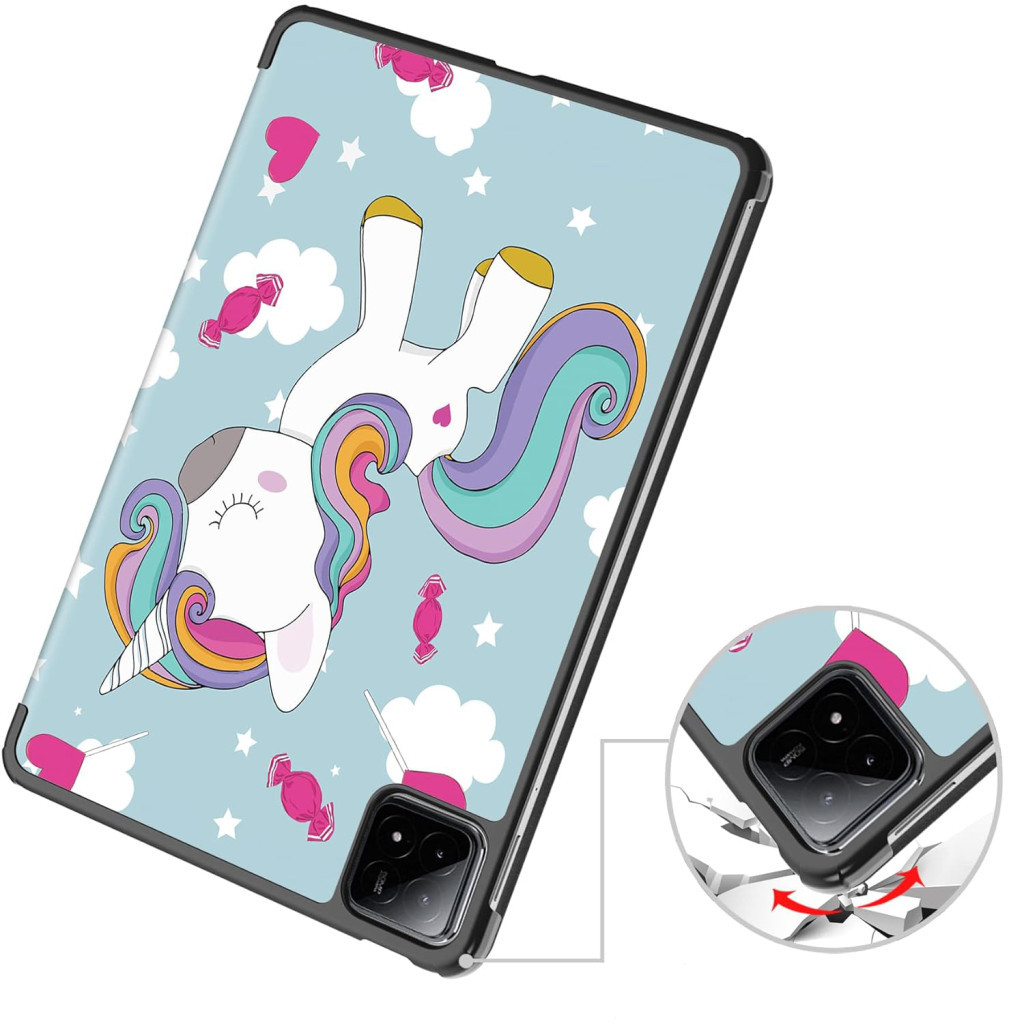 Чохол до планшета BeCover Smart Case Xiaomi Pad 6S Pro 12.4" Unicorn (711089) - зображення 4