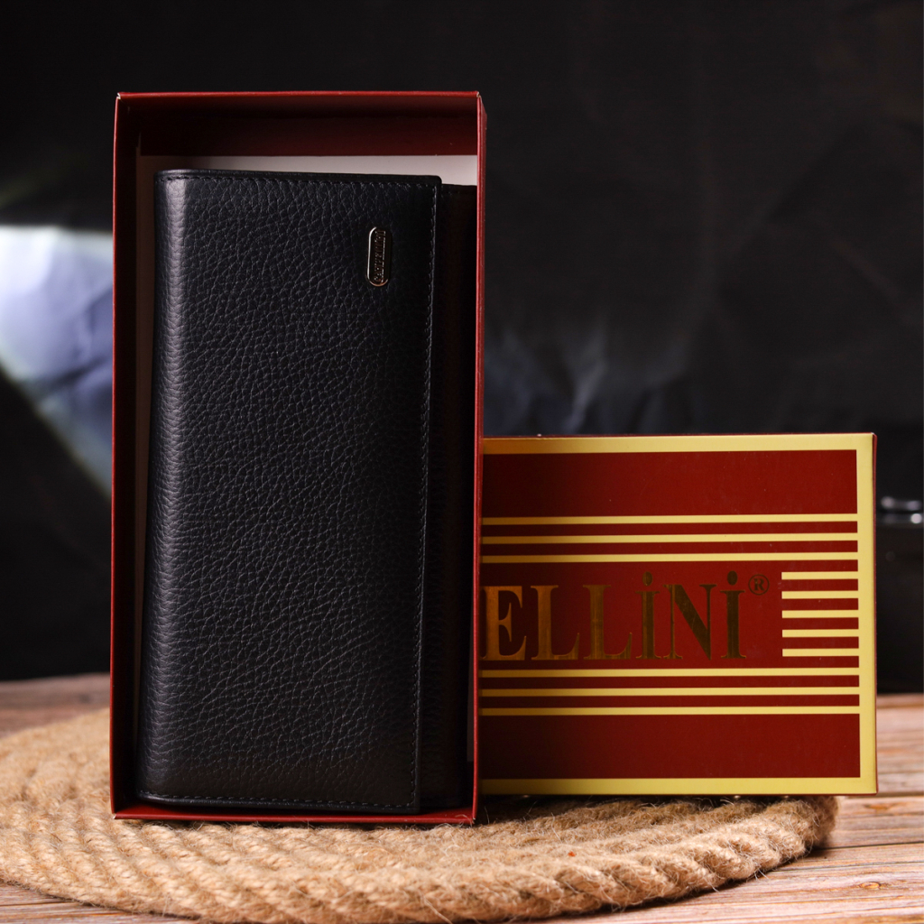 Портмоне Canpellini З натуральної шкіри Чорне (21529) - зображення 10