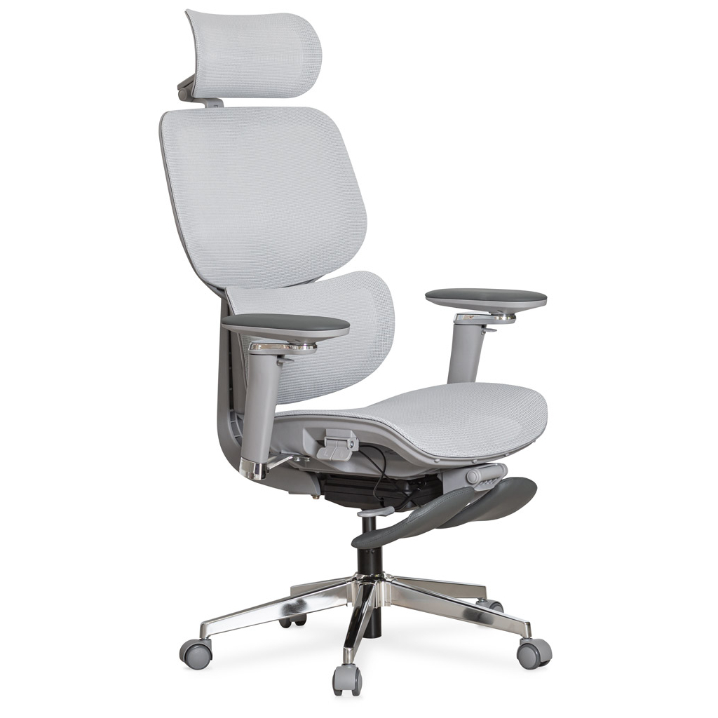 Офісне крісло Mealux D2 Air Plus Grey (HF-D2 Plus M/G) - зображення 1