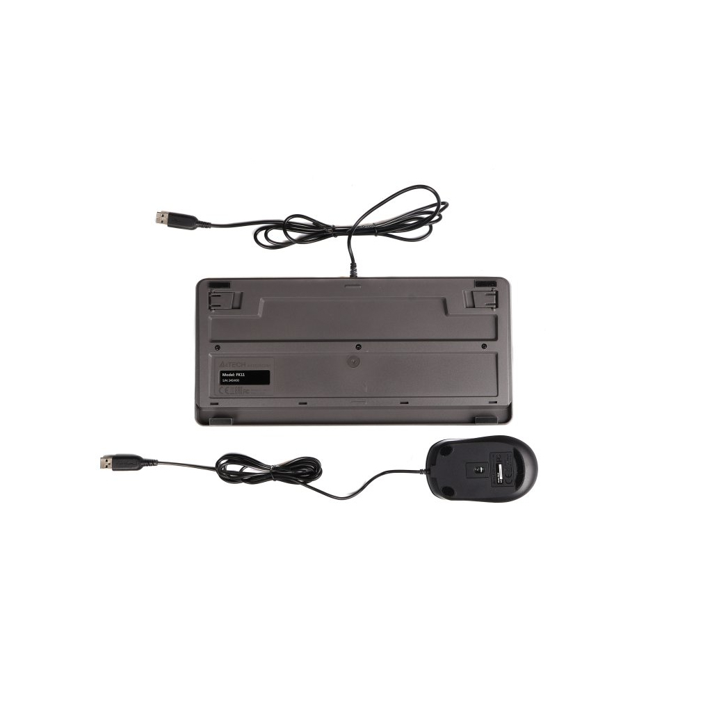 Комплект A4Tech F1110 USB Grey (4711421987547) - зображення 7