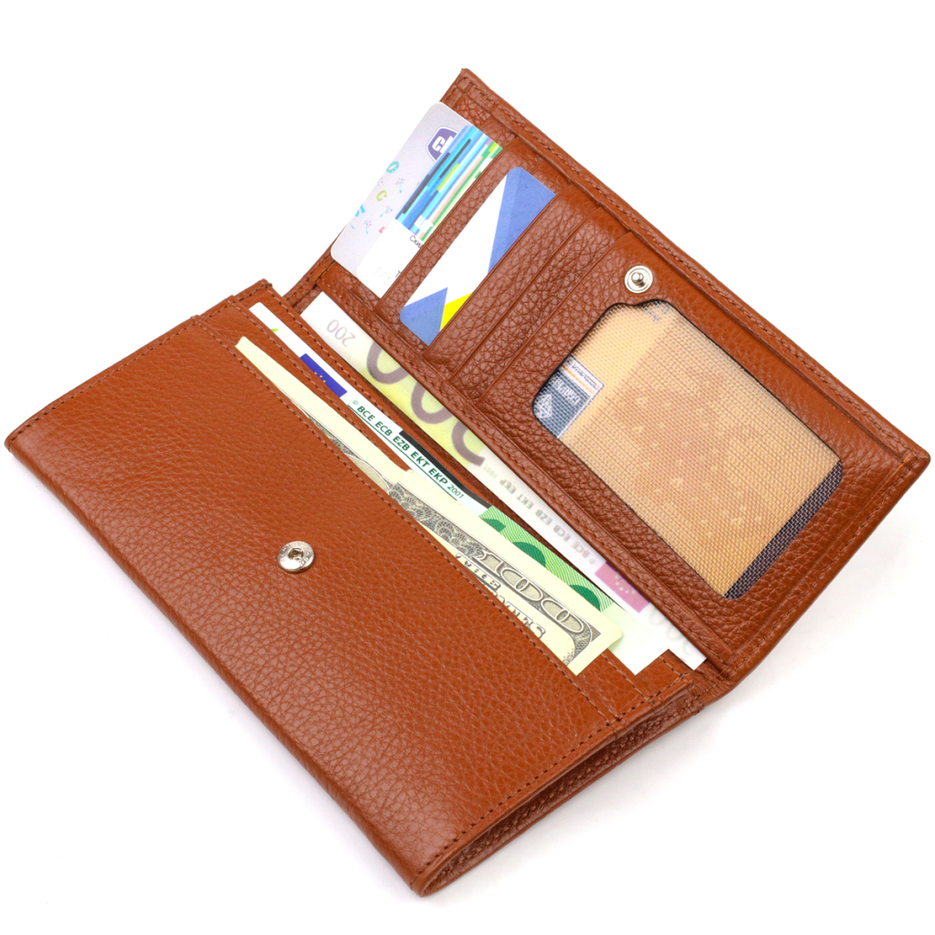 Гаманець Canpellini З натуральної шкіри Коричневий (21829) - зображення 5