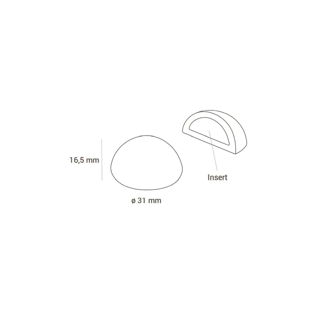 Форма для шоколаду Silikomart Chocado для праліне Semisfera d31 h16мм (CH013) - зображення 3