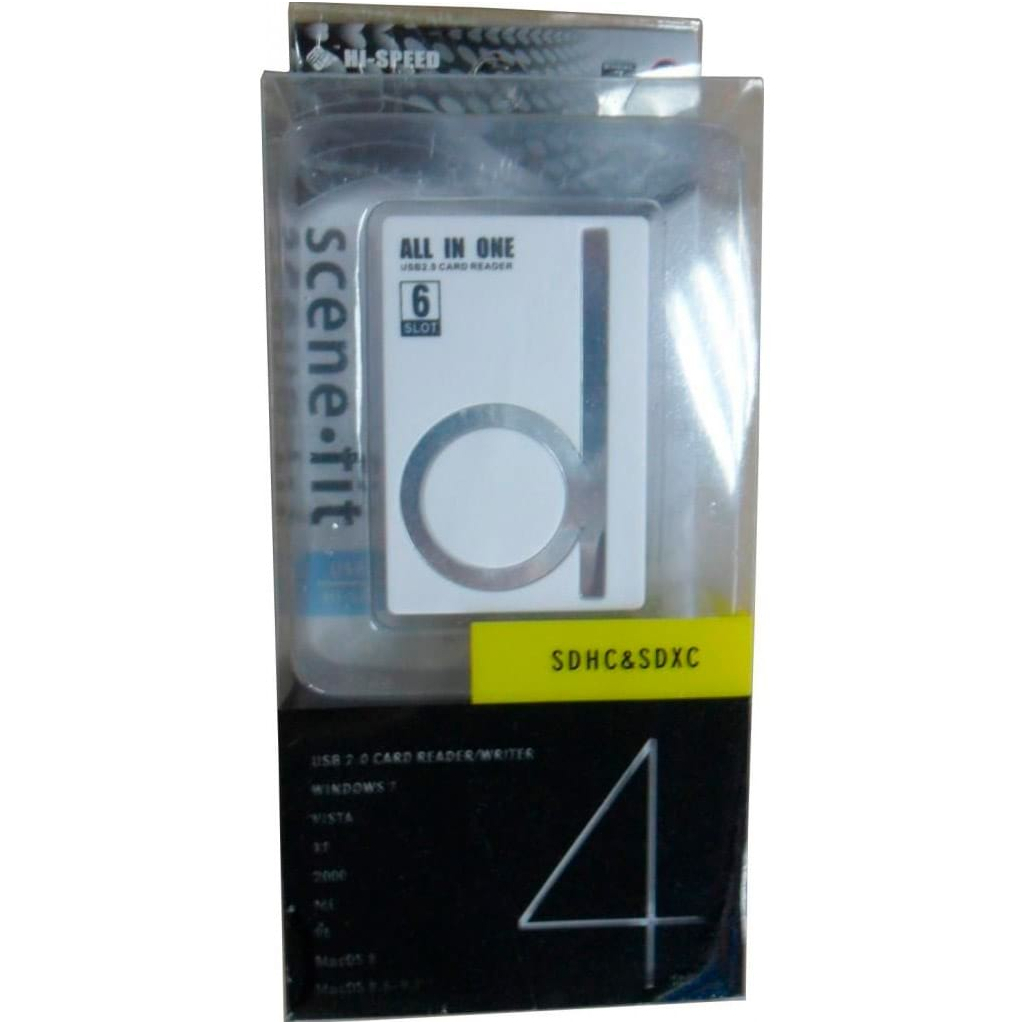 Зчитувач флеш-карт Atcom TD2029 USB 2.0 ALL IN 1 - (Memory Stick (MS) , Secure Digit (10729) - зображення 1