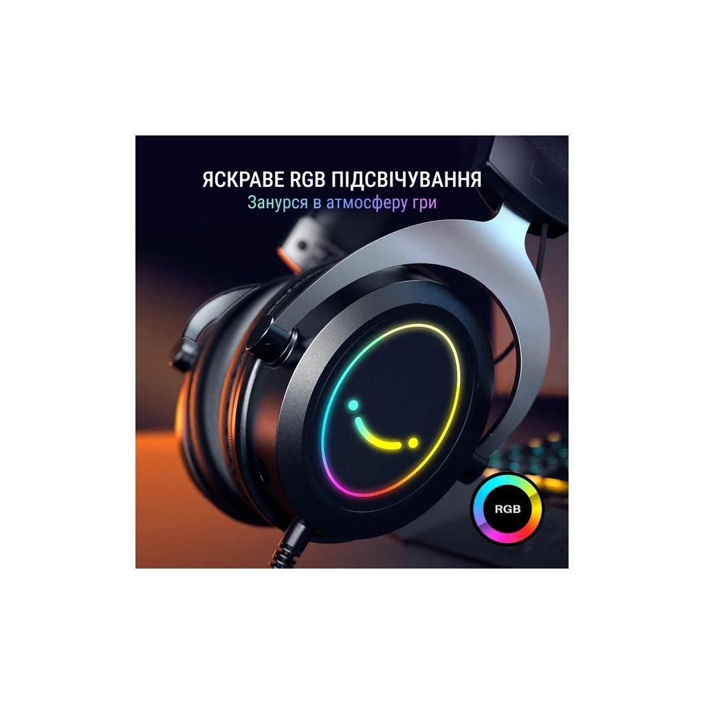 Навушники Fifine H3 RGB Black (H3) - изображение 3