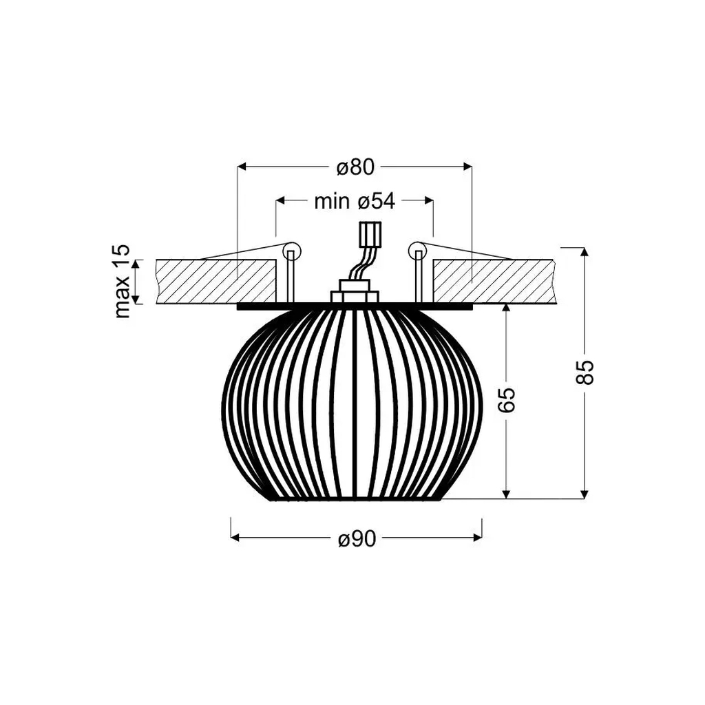 Світильник точковий Candellux 2284170 SK-93 (2284170) - зображення 2
