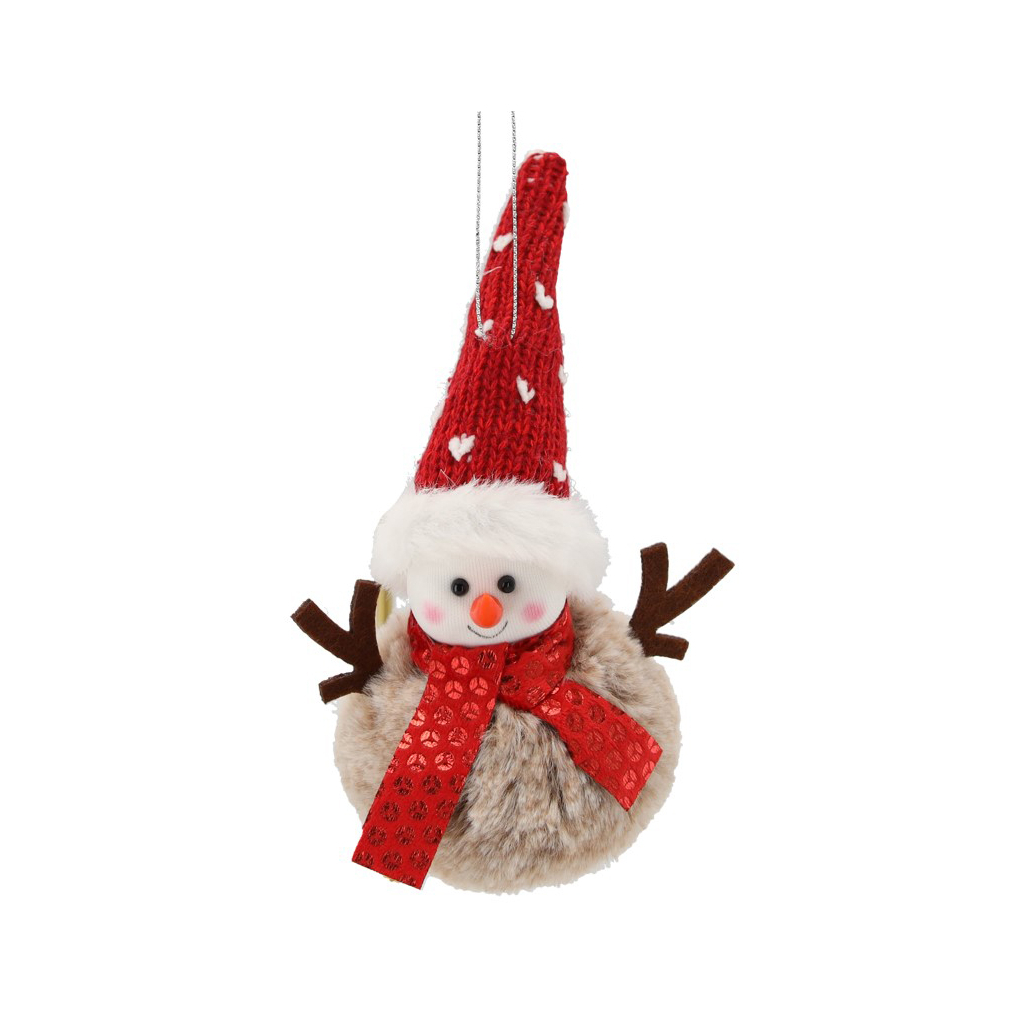 Ялинкова іграшка Chomik Санта, ведмедик, сніговик 10 х 12 см (5900779900561_1) - зображення 1