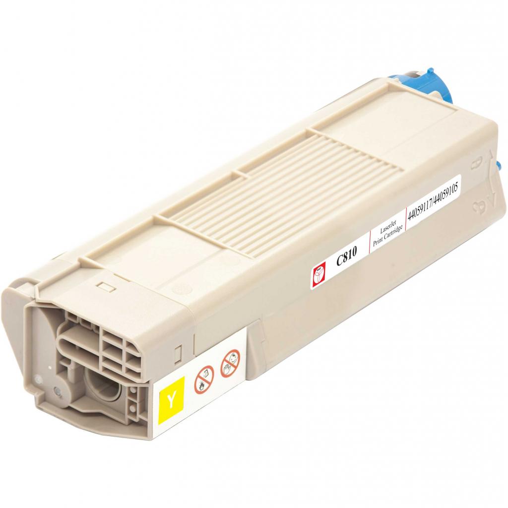 Тонер-картридж BASF OKI C5650/5750 Yellow 43872305/43872321 (KT-C5650Y) - изображение 3