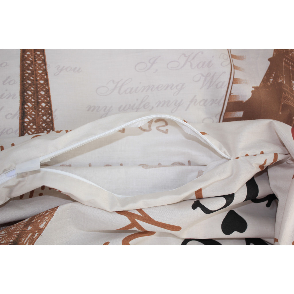 Постільна білизна MirSon Сатин 22-1291 Paris Сімейна 160x220 (2200003608274) - зображення 4