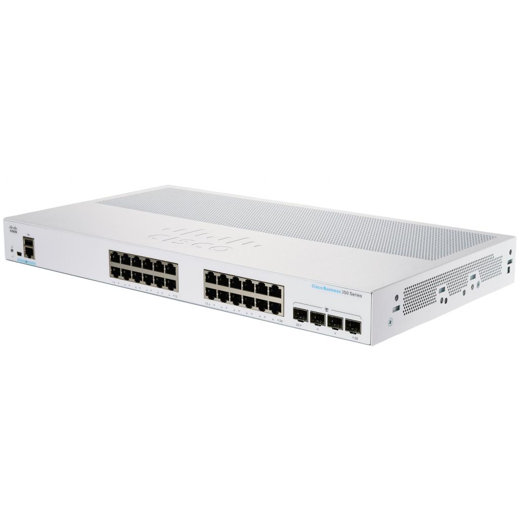 Комутатор мережевий Cisco CBS350-24T-4G-EU - зображення 1