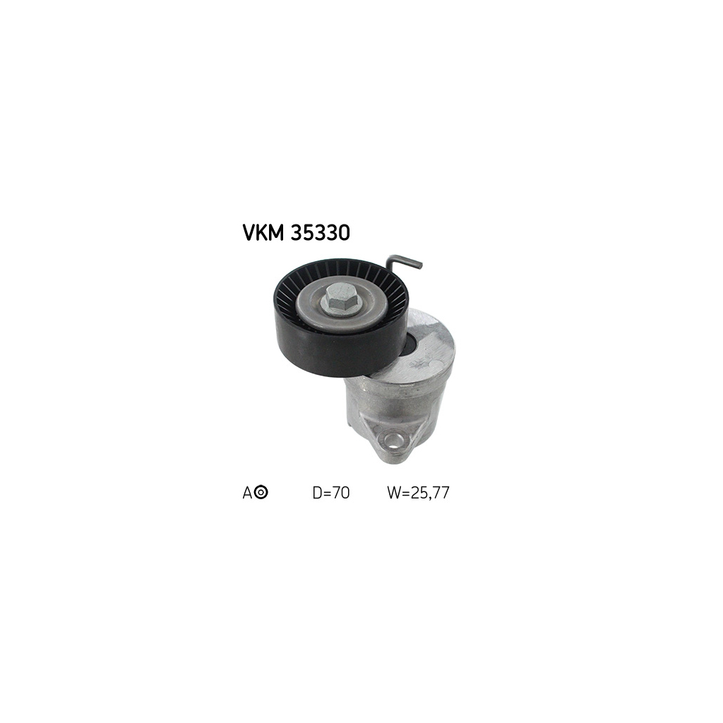 Ролик натягувача ременя SKF VKM 35330 - зображення 1