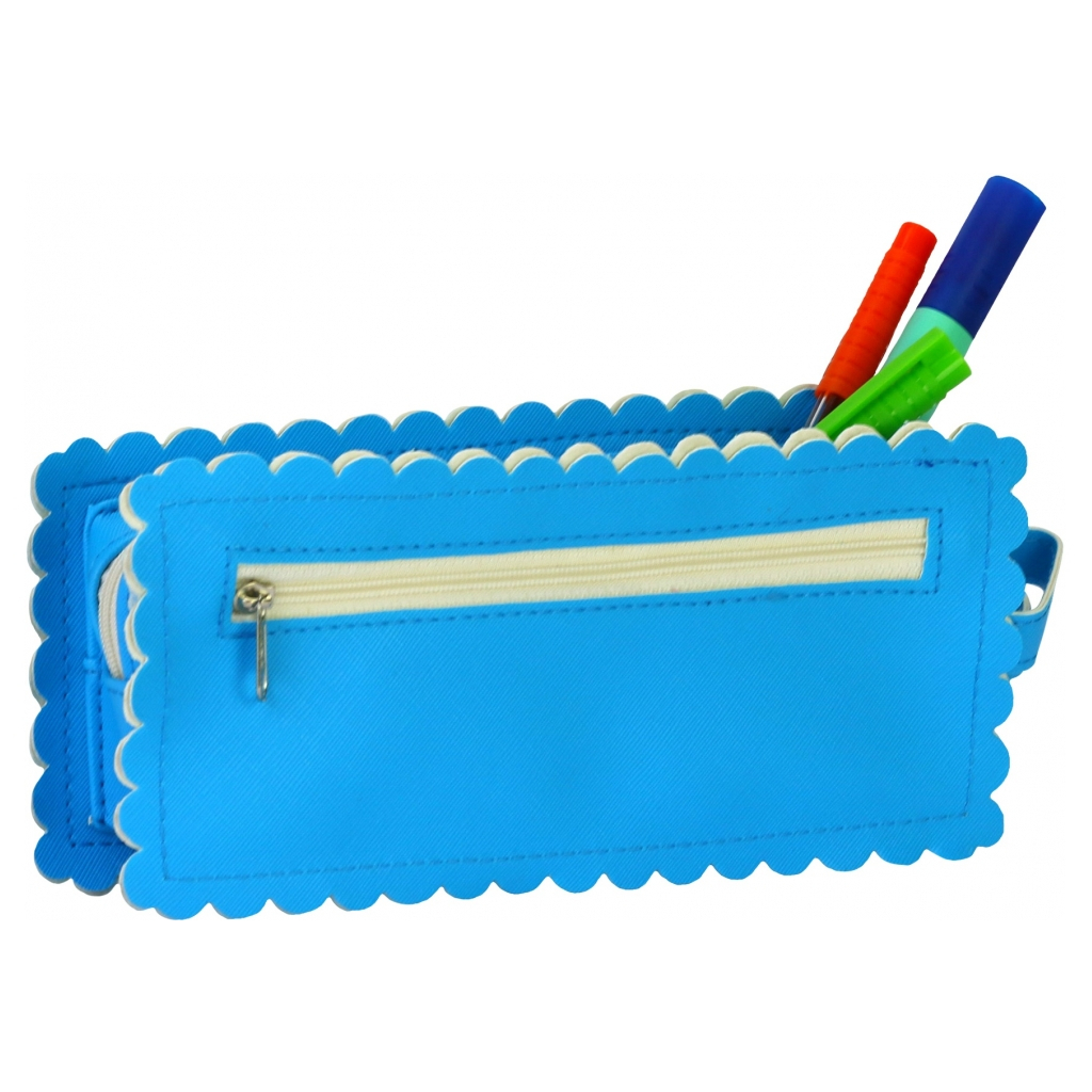Пенал Cool For School 1 відділення Блакитний (J-2609-blue) - зображення 2