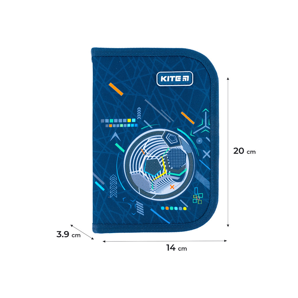 Пенал Kite Goal 621, 1 відділення, 1 відворот (K24-621-8) - зображення 2