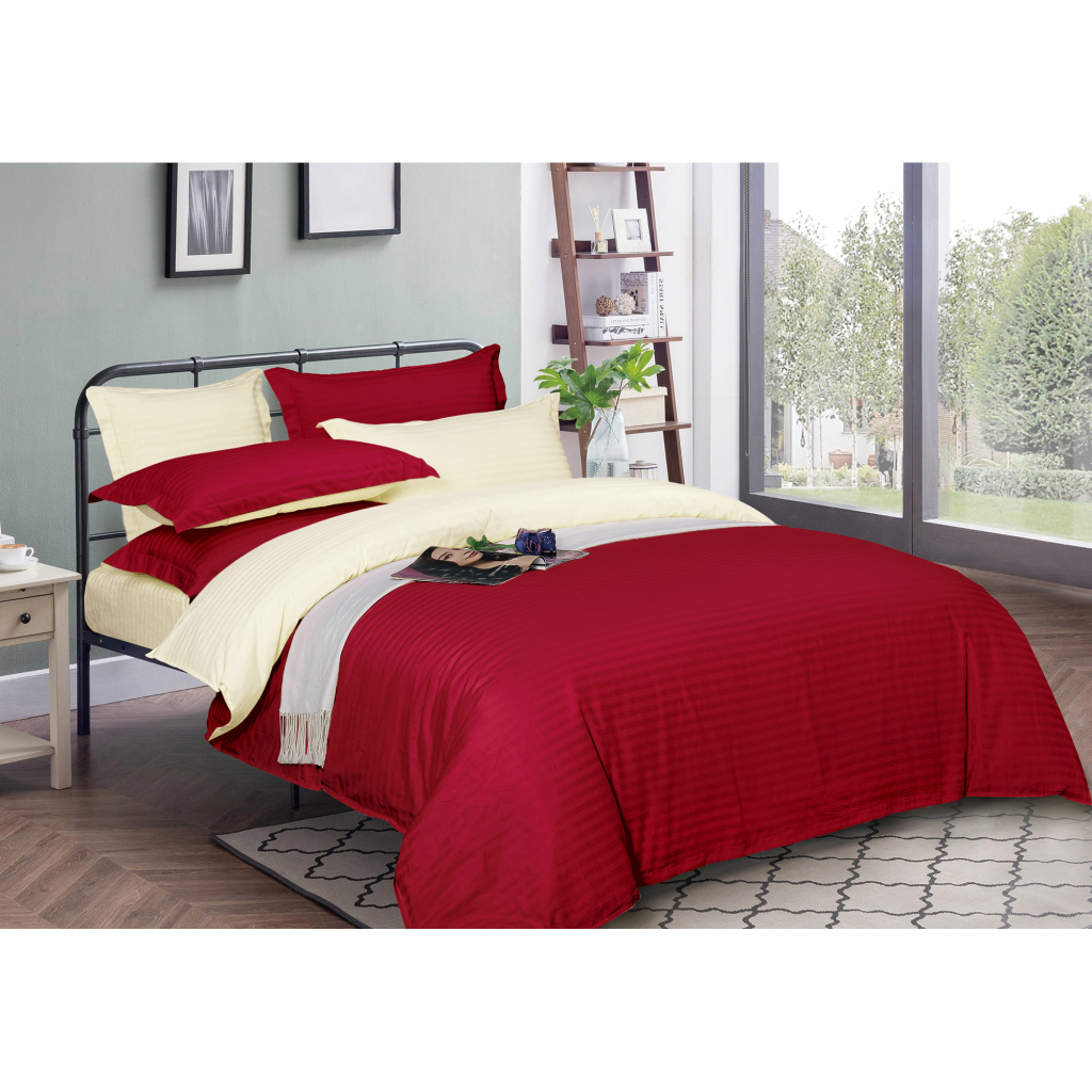 Підковдра MirSon Satin Stripe 30-0018 + 30-0002 Karimi 175х210 см (2200005264034) - зображення 1