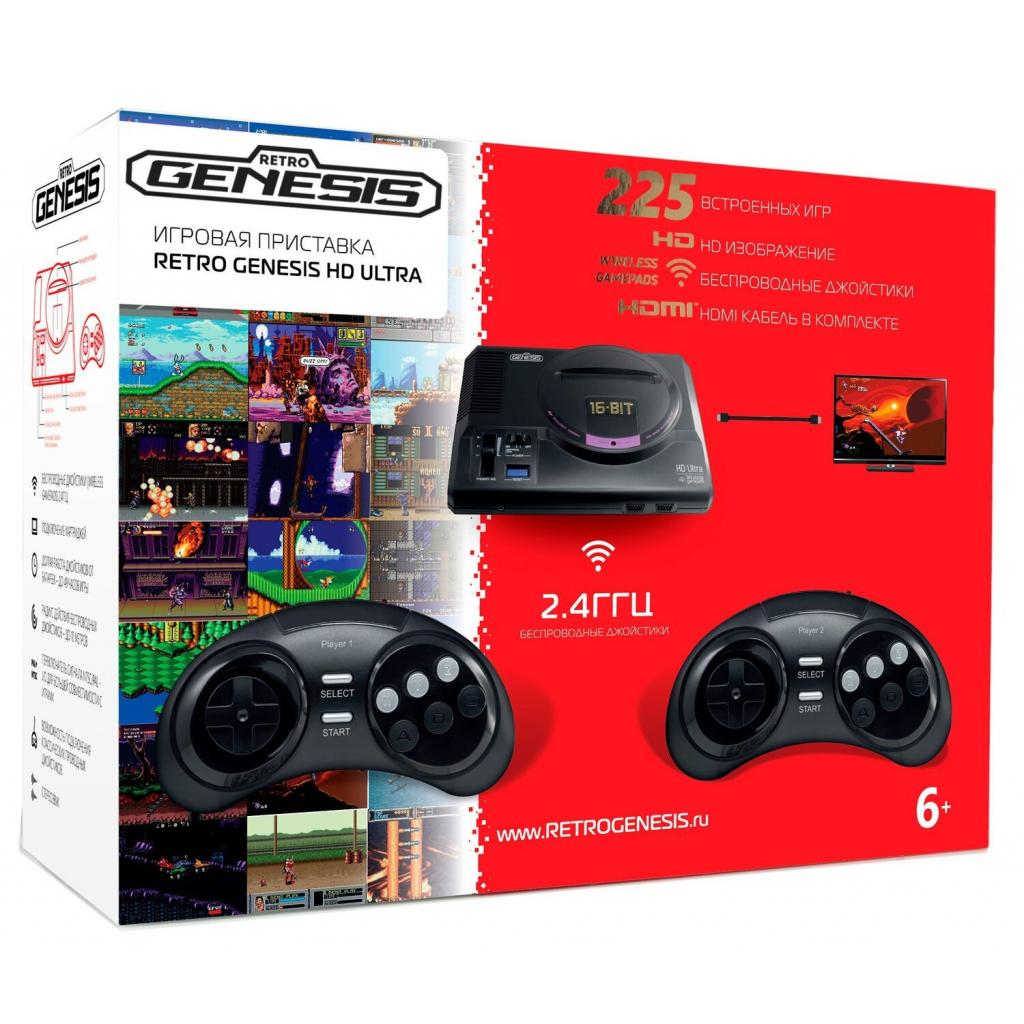 Ігрова консоль Retro Genesis 16 bit HD Ultra (225 ігор, 2 бездротових (ConSkDn73) - зображення 1