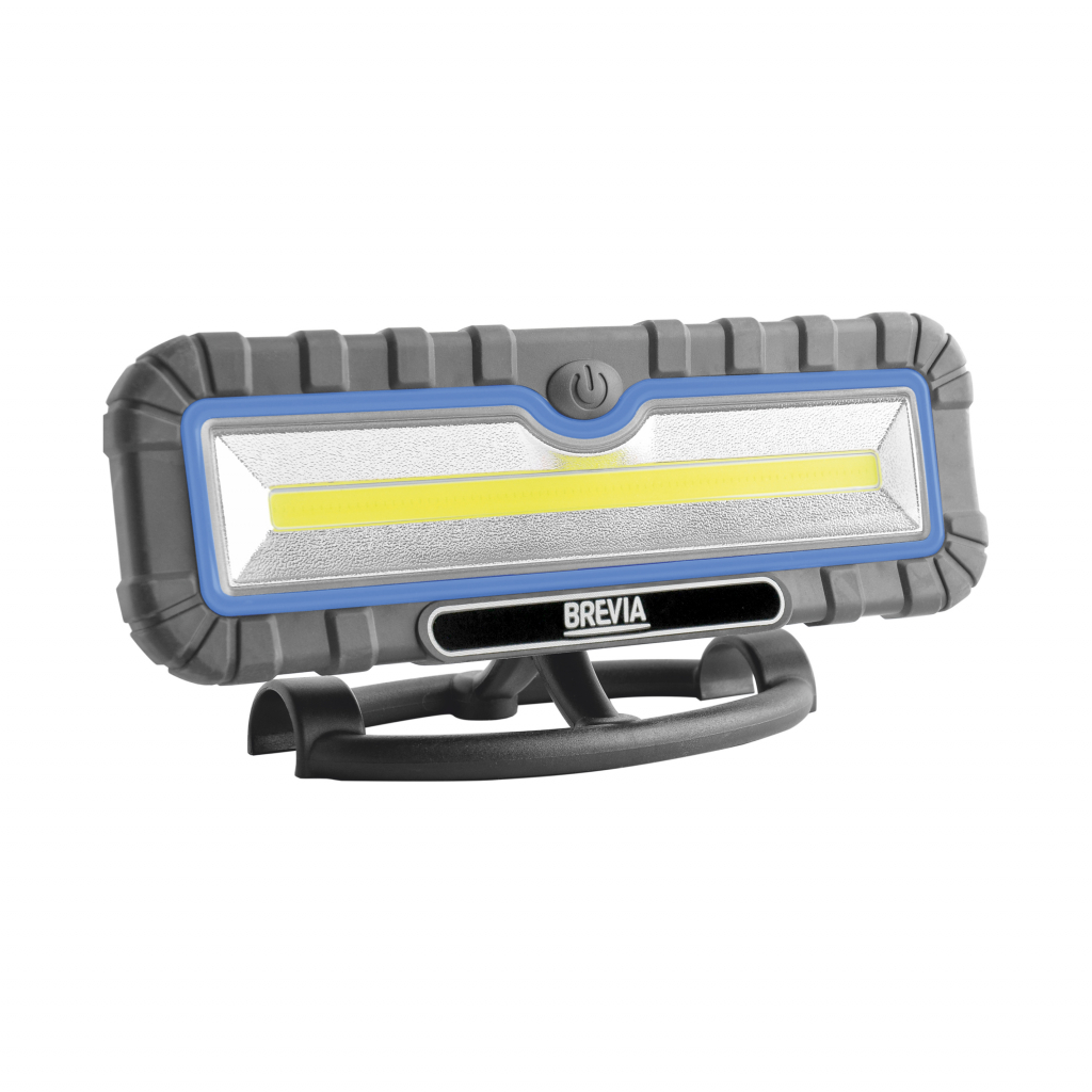 Ліхтар Brevia LED 10W COB, 1000lm, 4000mAh, Power Bank, type-C (11510) - зображення 1