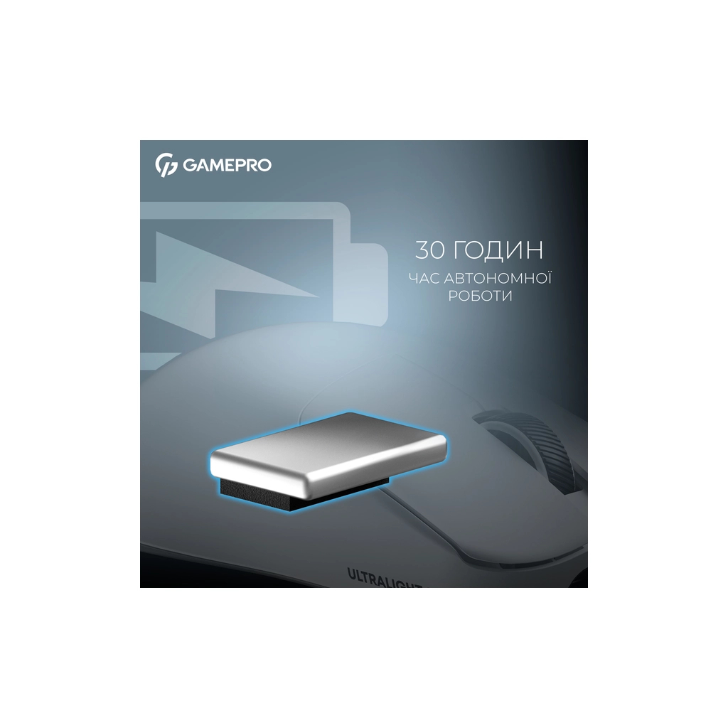 Мишка GamePro Asgard Odin 8K Wireless/USB White (GM035W) - зображення 5