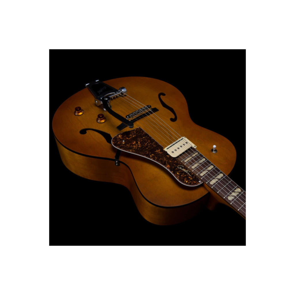 Гітара напівакустична Godin 5th Avenue Jumbo P-Rail Harvest Gold (235913) - зображення 4