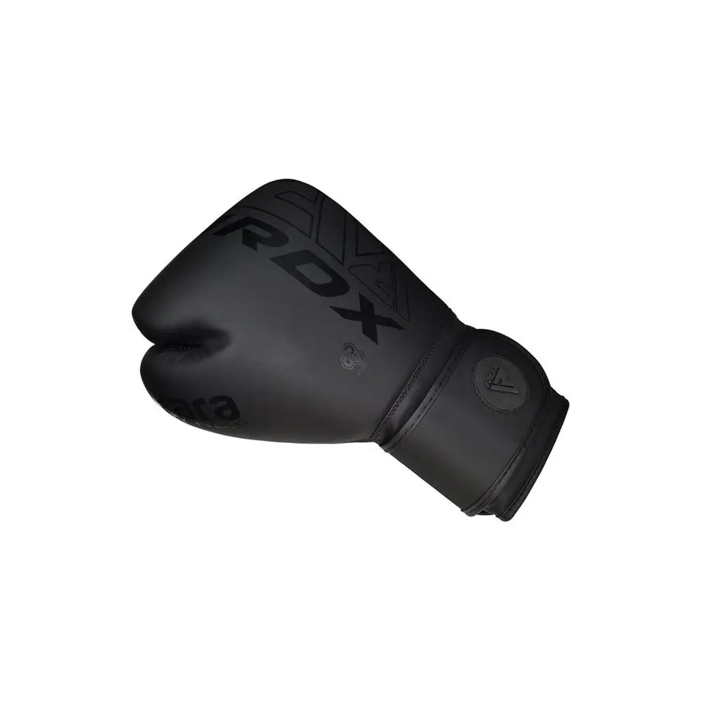Боксерські рукавички RDX F6 Kara Matte Black 10 унцій (BGR-F6MB-10OZ) - зображення 7