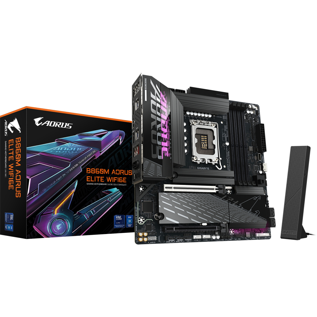 Материнська плата GIGABYTE B860M A ELITE WIFI6E (B860M AORUS ELITE WIFI6E) - зображення 6