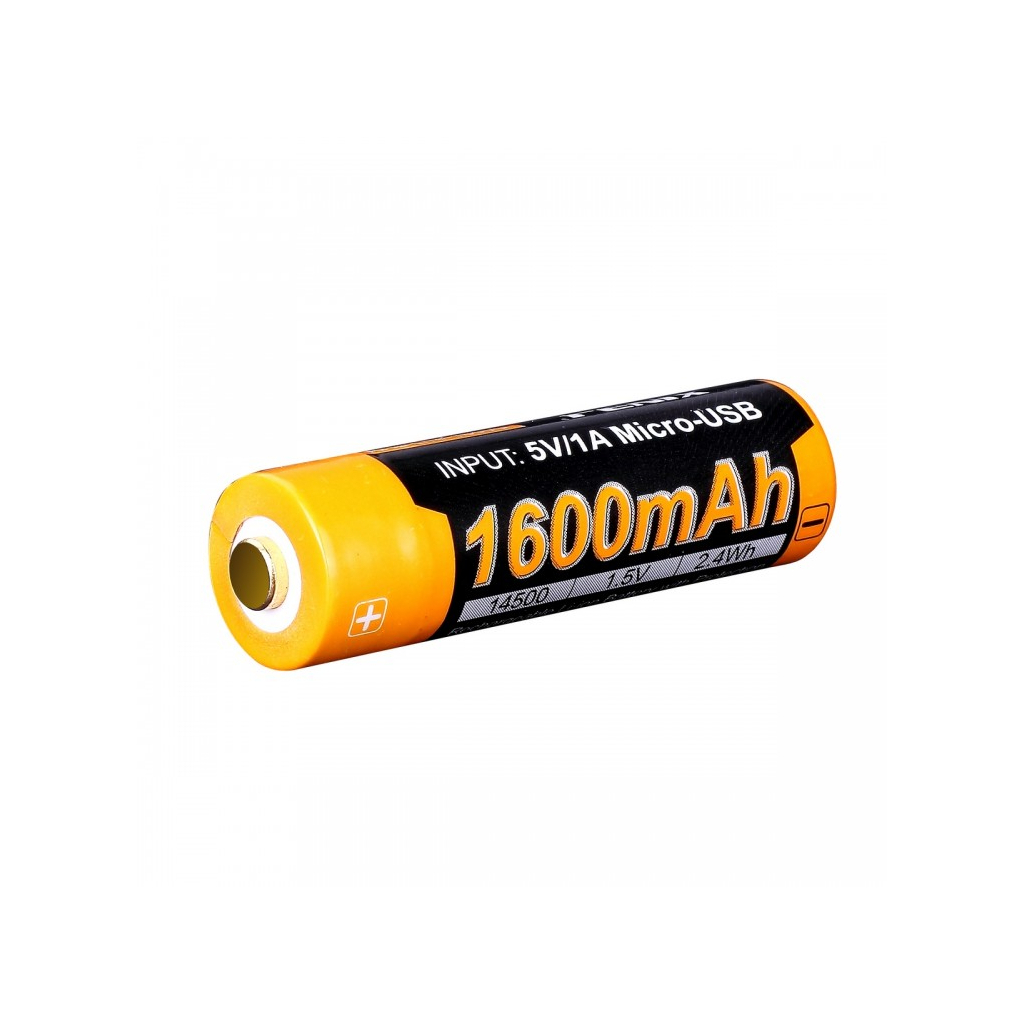 Акумулятор Fenix 14500 micro usb зарядка (ARB-L14-1600U) - зображення 2
