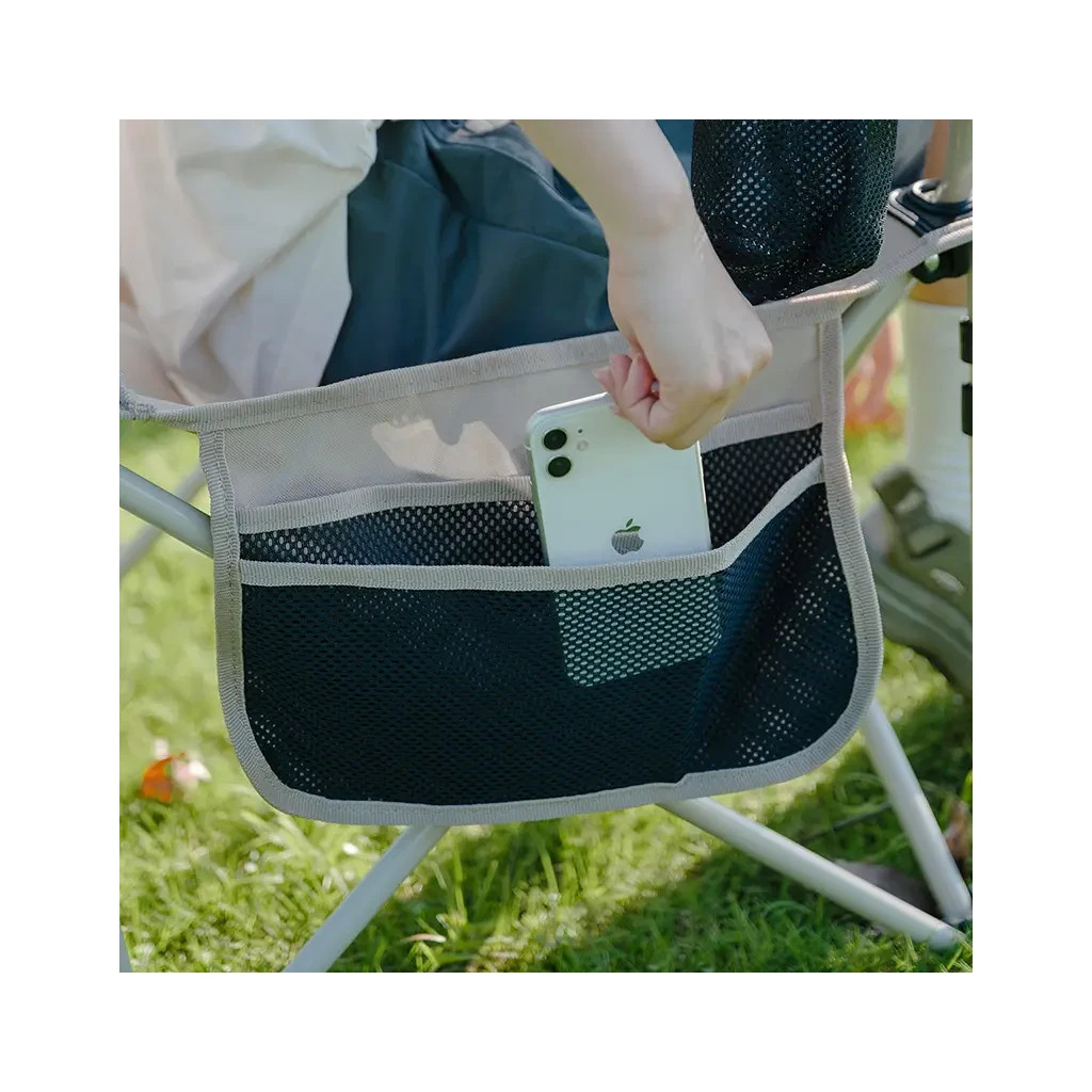 Крісло складане Naturehike CNK2300JJ012 алюміній чорний (6976023922909) - зображення 2
