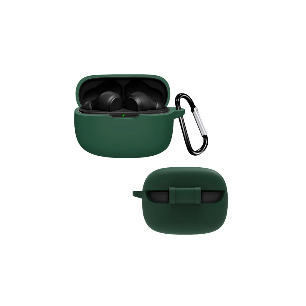 Чохол для навушників BeCover Silicon для JBL Wave Beam TWS Dark Green (710191) - зображення 1