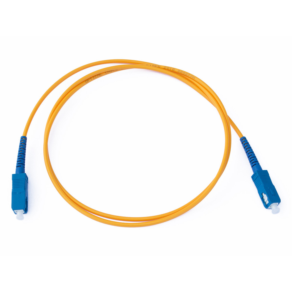 Оптичний патчкорд Cor-X SC/UPC-SC/UPC SingleMode Simplex 3м (OFPC-SC/UPC-SC/UPC-3) - изображение 1