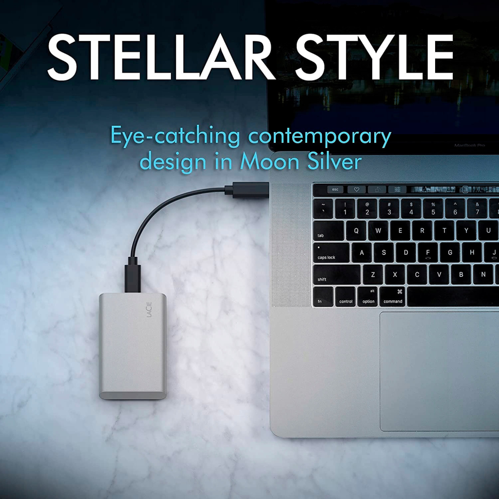 Накопичувач SSD USB Type-C 500GB Portable LaCie (STKS500400) - изображение 11