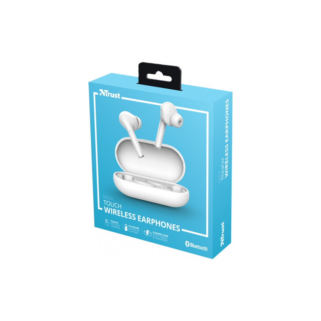 Навушники Trust Nika Touch True Wireless White (23705) - зображення 9