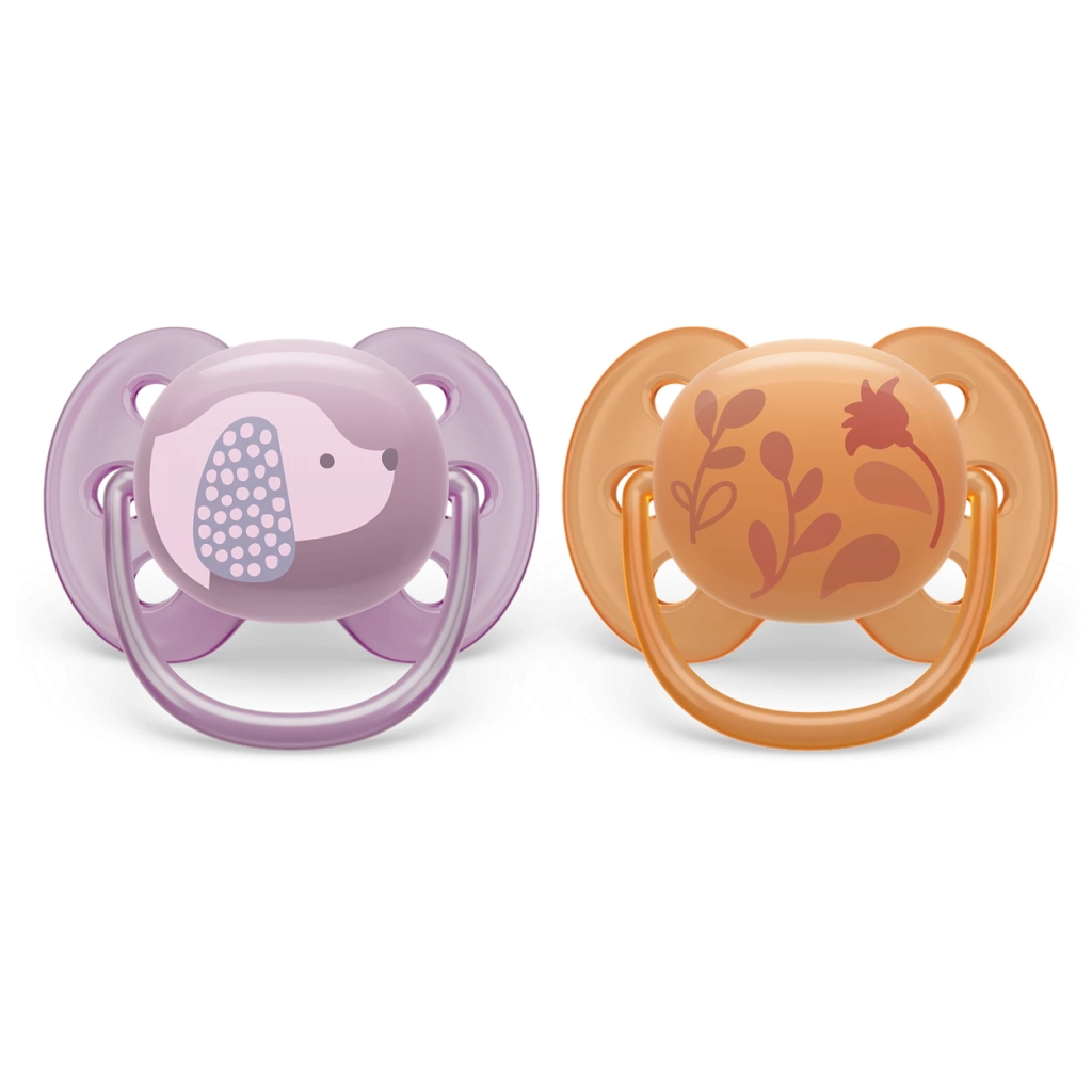 Пустушка Philips AVENT Ultra Soft ультрам'яка 6-18 міс 2 шт (SCF091/18) - зображення 2