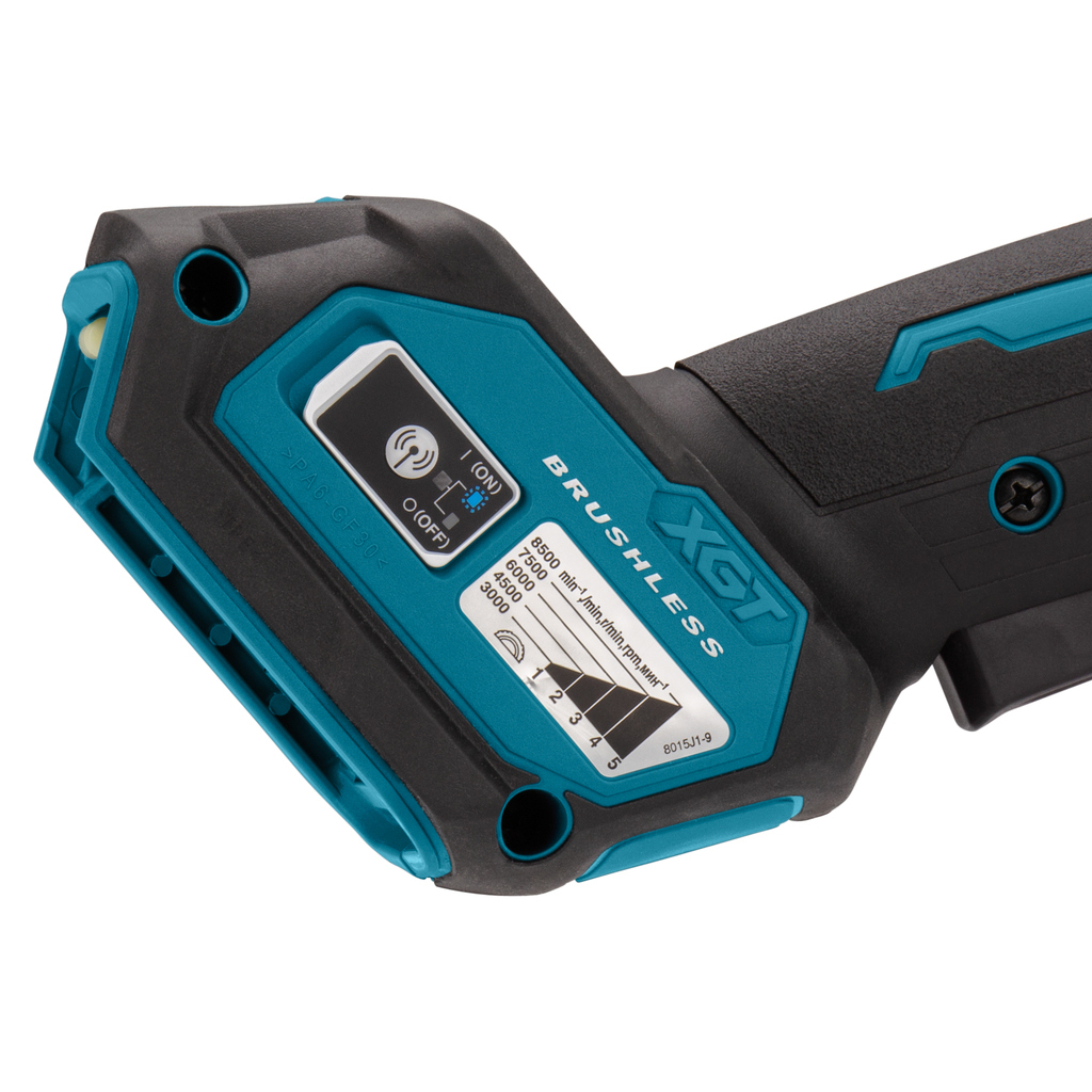 Шліфувальна машина Makita GA023GM201 XGT 40 V Max, 125мм, BL4040x2, DC40RA (GA023GM201) - зображення 3