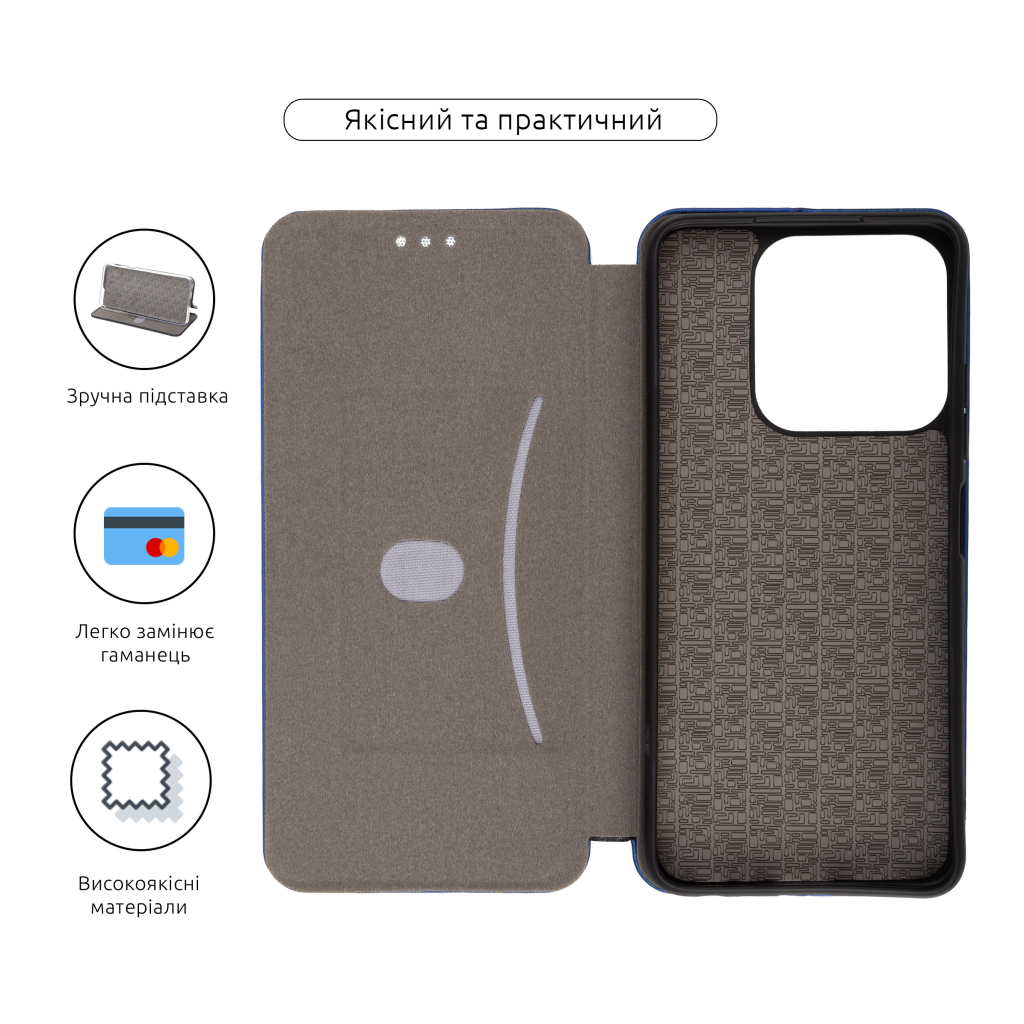 Чохол до мобільного телефона Armorstandart G-Case ZTE Blade A75 4G Blue (ARM78998) - зображення 3