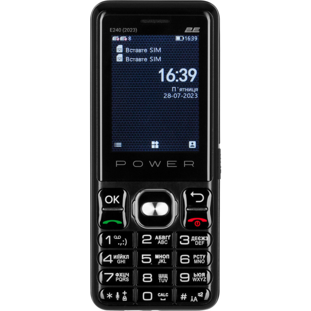 Мобільний телефон 2E E240 2023 Black (688130251068) - зображення 2
