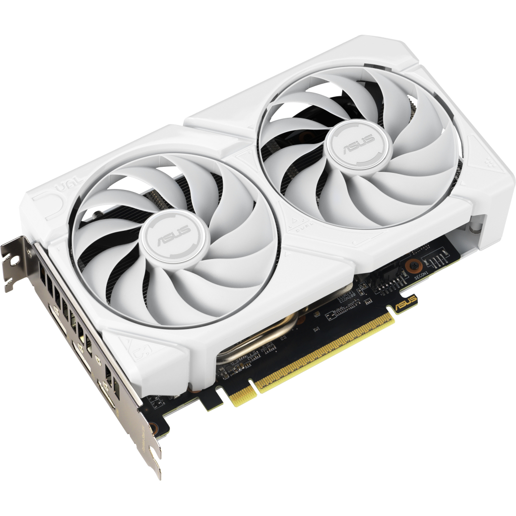 Відеокарта ASUS Radeon RX 9060 XT 16Gb DUAL WHITE OC (DUAL-RX9060XT-16G-WHITE) - изображение 4