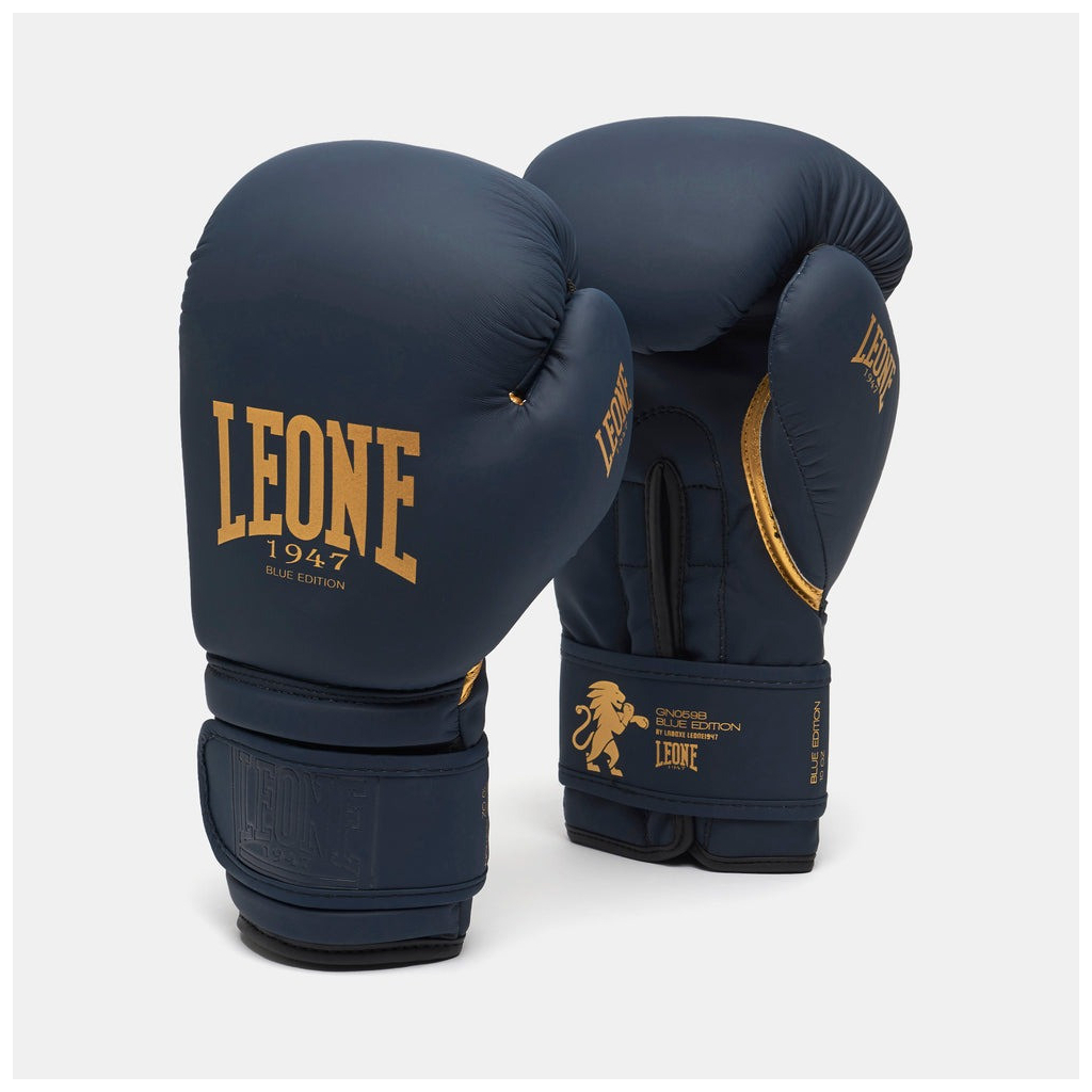 Боксерські рукавички Leone GN059B Blue Edition 14 унцій (GN059B_Blue_14oz) - зображення 2