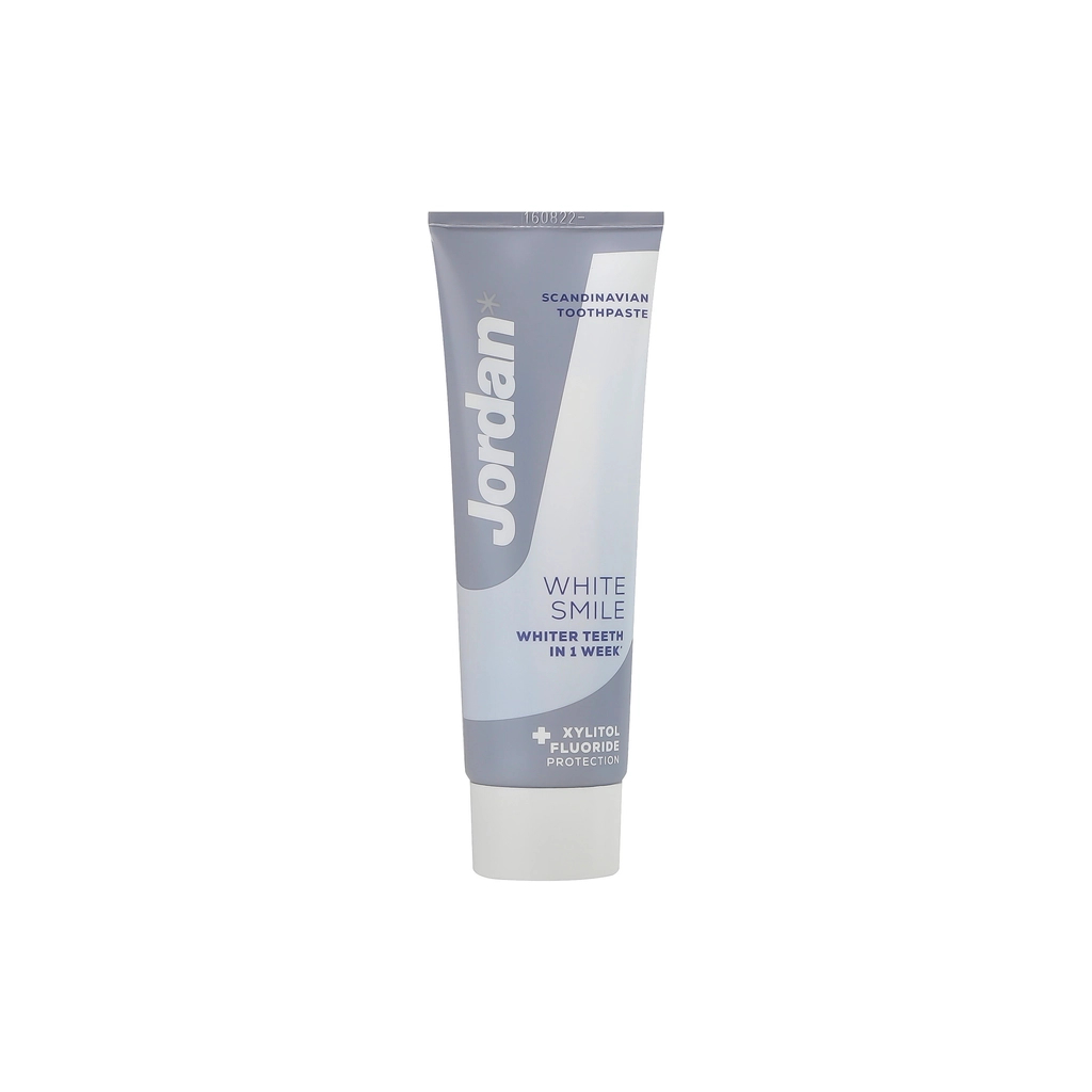 Зубна паста Jordan Stay Fresh White Smile Білосніжна усмішка 75 мл (7046110031025) - изображение 1