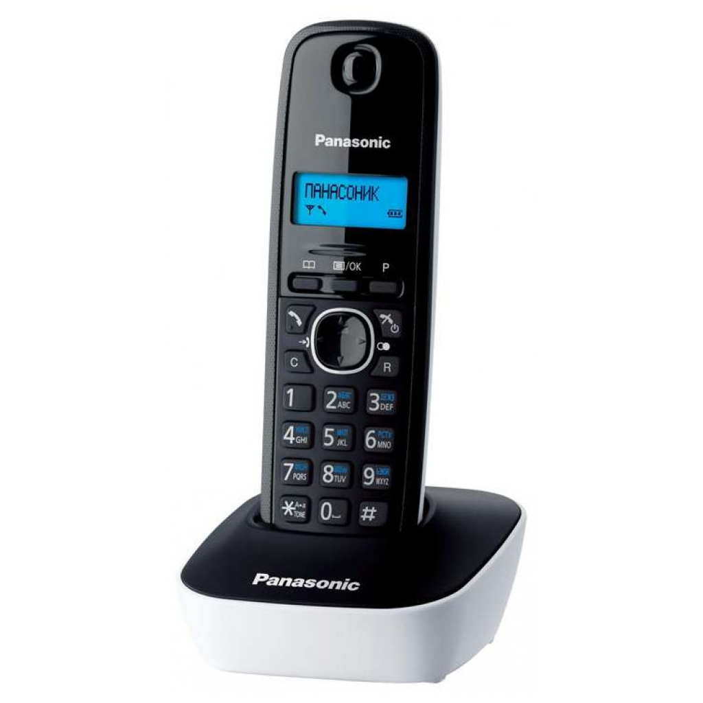 Телефон DECT Panasonic KX-TG1611UAW - зображення 1
